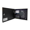Cabinet multifunctional pentru centrale de control acces, sursa 12~14.1Vcc / 5A, backup, negru-gri, cu pini magnetici pentru fixare controler