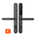 Incuietoare all-in-one cu cititor de carduri Mifare 13.56MHz, cod PIN, amprenta, aplicatie TUYA, BLE, IP65