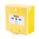 Buton iesire de urgenta cu 3 comutatoare NC-COM-NO, Buzzer si LED bicolor, galben