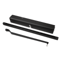 Amortizor electric cu sina pentru usi batante cu latime de pana la 1200mm si greutate de pana la 100kg, cu deschidere la exterior/interior