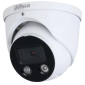 Camera Dahua IP 5MP, dome eyeball, smart dual iluminator - IR:30m lumina alba, lentila fixa 2.8; WDR/Starlight, active deterrence, seria WizSense