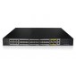 Switch industrial 24 porturi SFP 1000Base-X downlink, 8 porturi  PoE+ 1000Base-T downlink (COMBO), 4 porturi SFP 1/10Gbps  Base-X uplink, 1 port consola, 1 port OOB