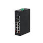 Switch POE  8+1 x RJ45 + 1 xSFP,  96W - 10/100MBPS,  fara management, protectie ESD, PoE Watchdog, carcasa metalica