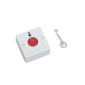 Buton de panica aplicabil, din plastic, cu cheie, alb
