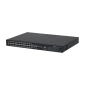 Switch POE Dahua, 24 + 2xRJ45 + 2xSFP porturi, 360W - 10/100MBPS - layer 2, cu management, protectie ESD, PoE Watchdog