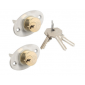 Cilindru dublu cu 3 chei, compatibil cu incuietorile DJ05F-72-FL