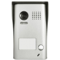 Panou video color de apel exterior, cu conexiune pe 2 fire, camera video CCD WIDE ANGLE 105° incorporata, pentru un abonat