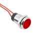 Indicator LED rosu, 12–24 Vcc, filet M8, IP65