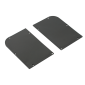 Set elemente de capat compatibil cu sinele pentru automatizarile de usi culisante HH-130-SIN21 si HH-130-SIN42