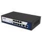 Switch POE 8 porturi 10/100MBPS + 2 porturi UpLink, IEEE802.3af/at, EXTEND, -10-40°C