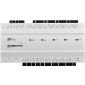 Centrala biometrica de control acces IP pentru 4 usi, cu suport pentru cititoare Wiegand, RS-485 si acces bi-directional