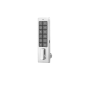 Incuietoare standalone pentru usi de vestiare si dulapuri cu cititor RFID MF 13,56 MHz si cod numeric PIN, gri