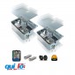 SUB - Kit automatizare porti batante QUIKO, max. 3.5m/ canat, 230Vca, montare ingropata