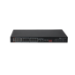 Switch POE Dahua, 24 + 2xRJ45 + 2xSFP porturi,  240W - 10/100MBPS - layer 2, fara management, protectie ESD, PoE Watchdog