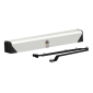 Amortizor electric pentru usi batante cu latime de pana la 1200mm si greutate de pana la 100kg, cu deschidere la exterior, cu motor fara perii