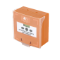 Buton iesire de urgenta cu 3 comutatoare NC-COM-NO, Buzzer si LED bicolor, portocaliu