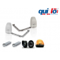 Kit automatizare porti batante QUIKO, cu brat articulat, max. 2.5m/  300kg /canat, 230Vca, pentru stalpi grosi - SCARABEO