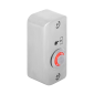 Buton de iesire aplicabil cu LED de semnalizare rosu, din aliaj  de Zinc cu posibilitate de montare la exterior, IP65