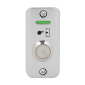 Buton de iesire aplicabil cu LED de semnalizare, din aliaj de zinc, pentru exterior, IP65