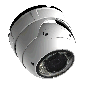 Camera video IP tip “eyeball” pentru exterior, 2MP, IR