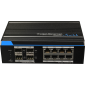 Switch ethernet industrial, full gigabit cu management L2, 8 porturi ethernet downlink + 4 porturi SFP uplink