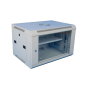 Cabinet metalic standard 19" pentru telecomunicatii, CCTV si retelistica montabil pe perete