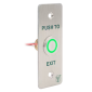 Buton de iesire mecanic cu montare incastrata, LED de semnalizare verde, IP67